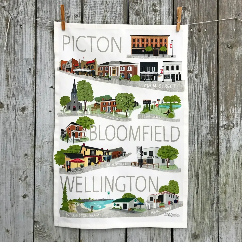 Luxe Tea Towel from our County Collection, Kelly Panacci