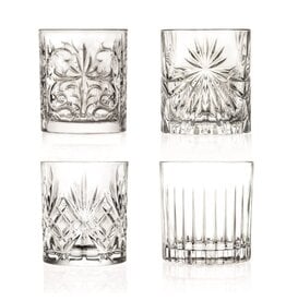 RCR Mixology Tumbler Assorted, set of 4