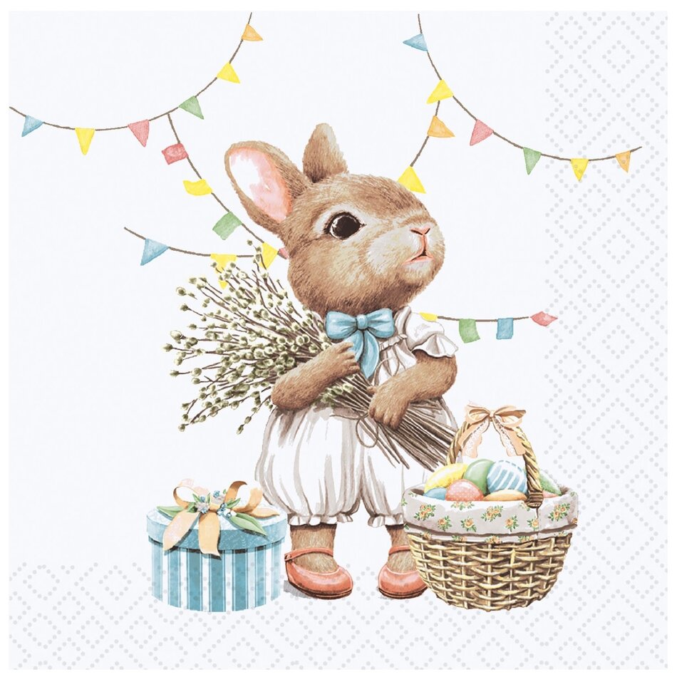 Bunny Joy Cocktail Napkin