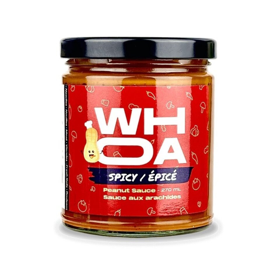 WHOA Spicy Peanut Sauce, 270ml