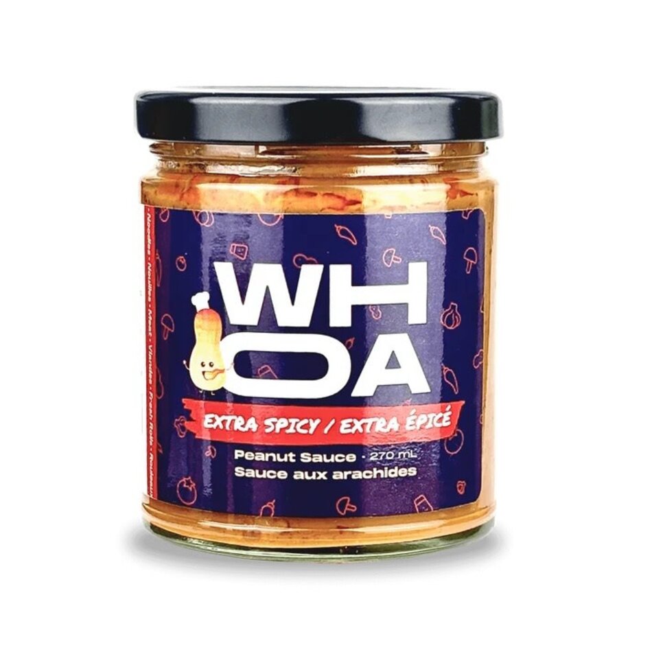 WHOA Extra Spicy Peanut Sauce, 270ml