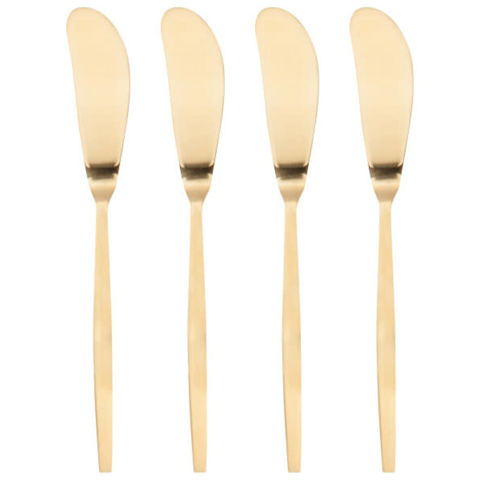 Danica Gold Spreaders Set of 4