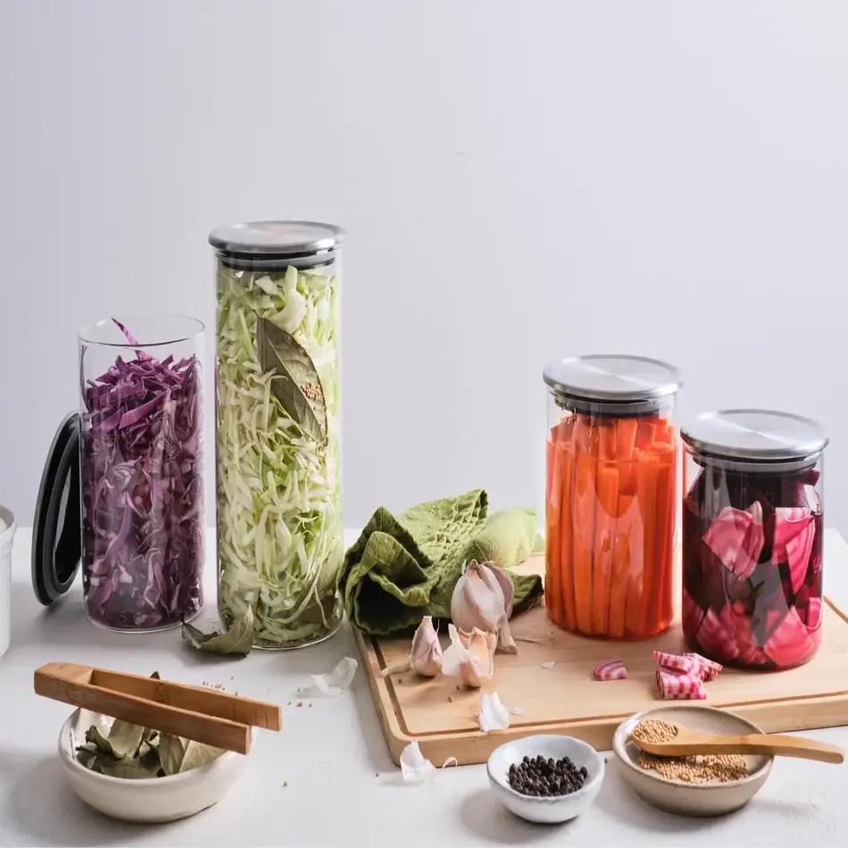 Glass Canister with Lid, 1300ml