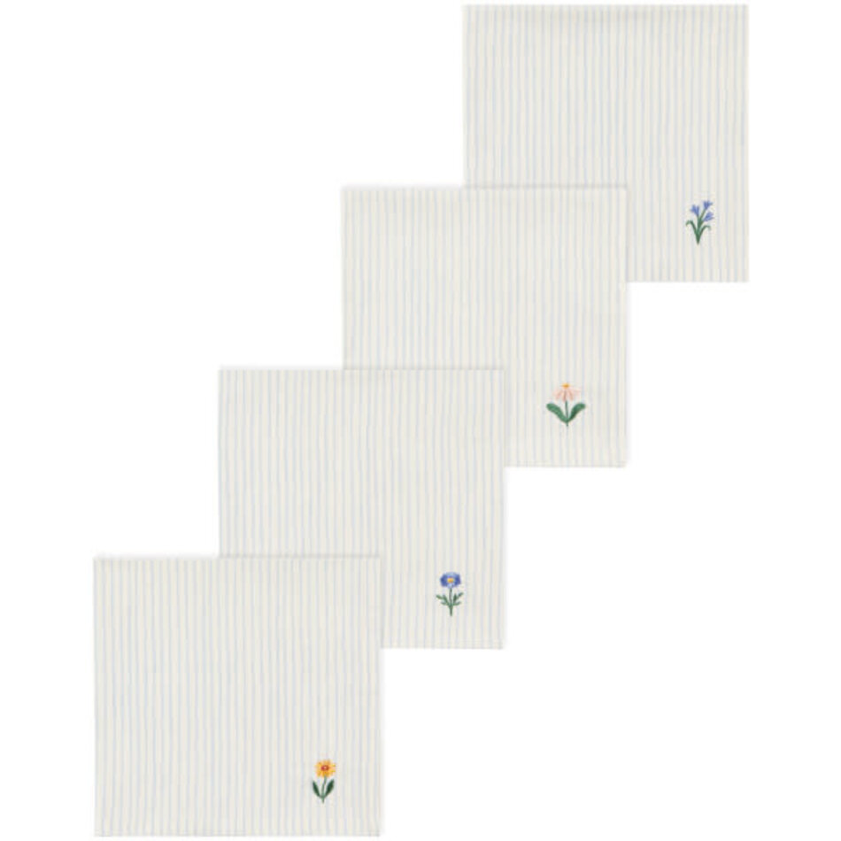 Danica Hand Picked Printed Napkins Set of 4