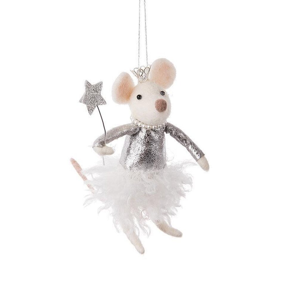 Princess Mouse Ornament, 6"