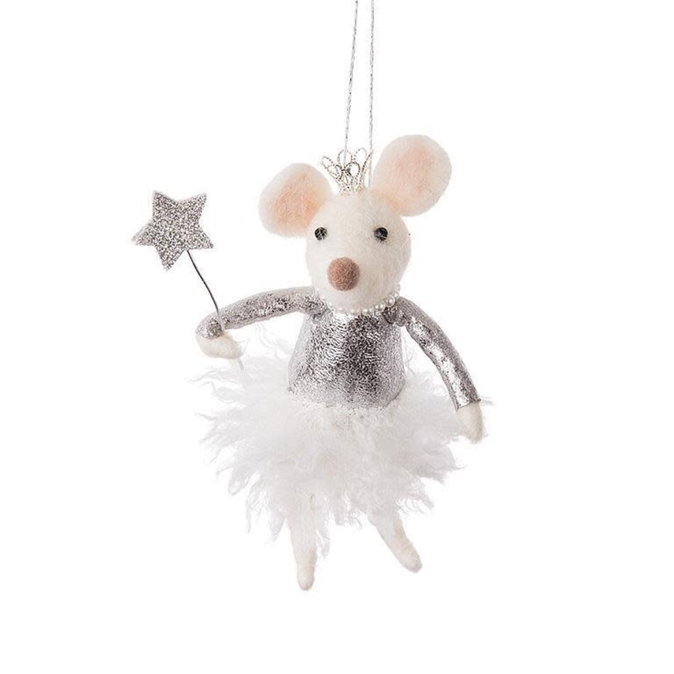 Princess Mouse Ornament, 6"