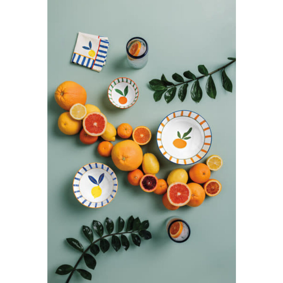 Danica Citrus Burst Stamped Bowl 8 inch
