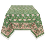 Danica Peony Block Print Tablecloth 60 x 90 Inches
