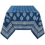 Danica Hawthorn Block Print Tablecloth 90 x 60 inches