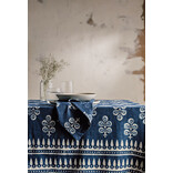 Danica Hawthorn Block Print Tablecloth 90 x 60 inches