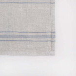 Linen Tales Linen Tales, Gray Blue Wide Stripe Rustic Linen Napkins, set of 2