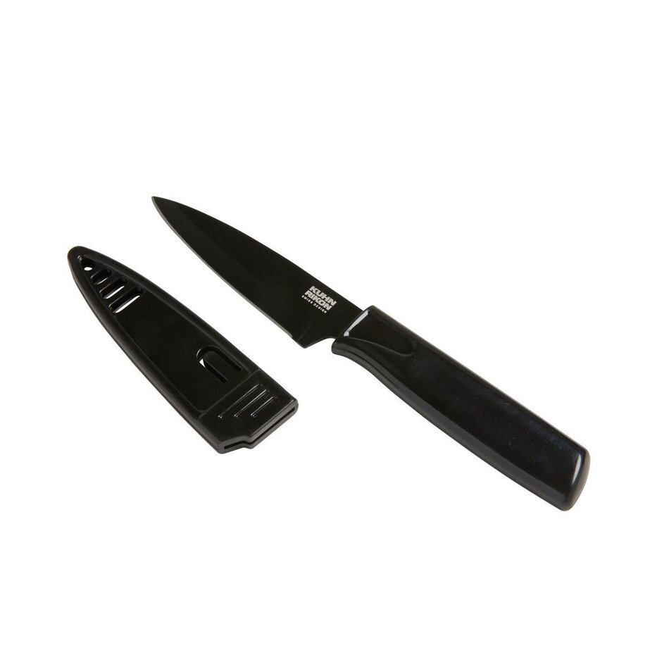 Kuhn Rikon Kuhn Rikon Paring Knife Colori, Black