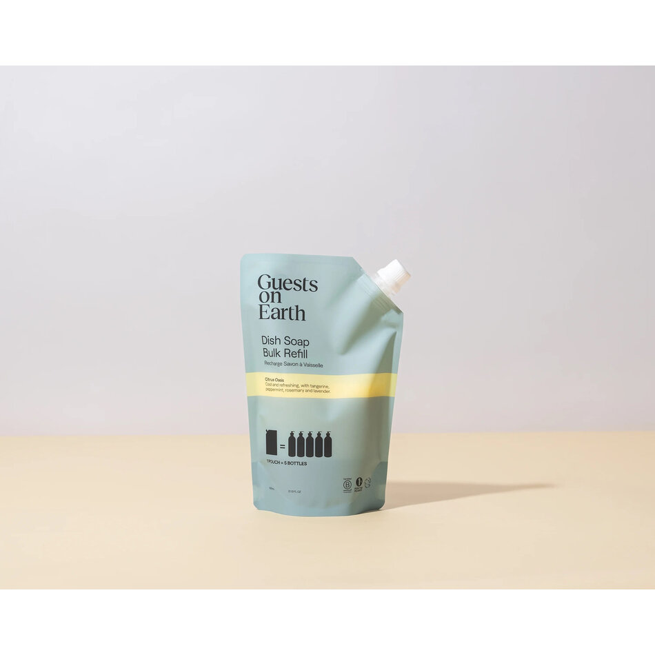 Guests on Earth Guests on Earth Dish Soap Refill Concentrate, Citrus Oasis