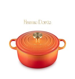 Le Creuset Le Creuset Flamme Dorée 4.2L/24cm Round Dutch Oven
