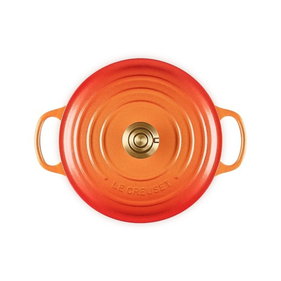 Le Creuset Le Creuset Flamme Dorée 4.2L/24cm Round Dutch Oven