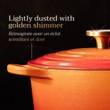 Le Creuset Le Creuset Flamme Dorée 4.2L/24cm Round Dutch Oven Le Creuset Le Creuset Flamme Dorée 4.2L/24cm Round Dutch Oven
