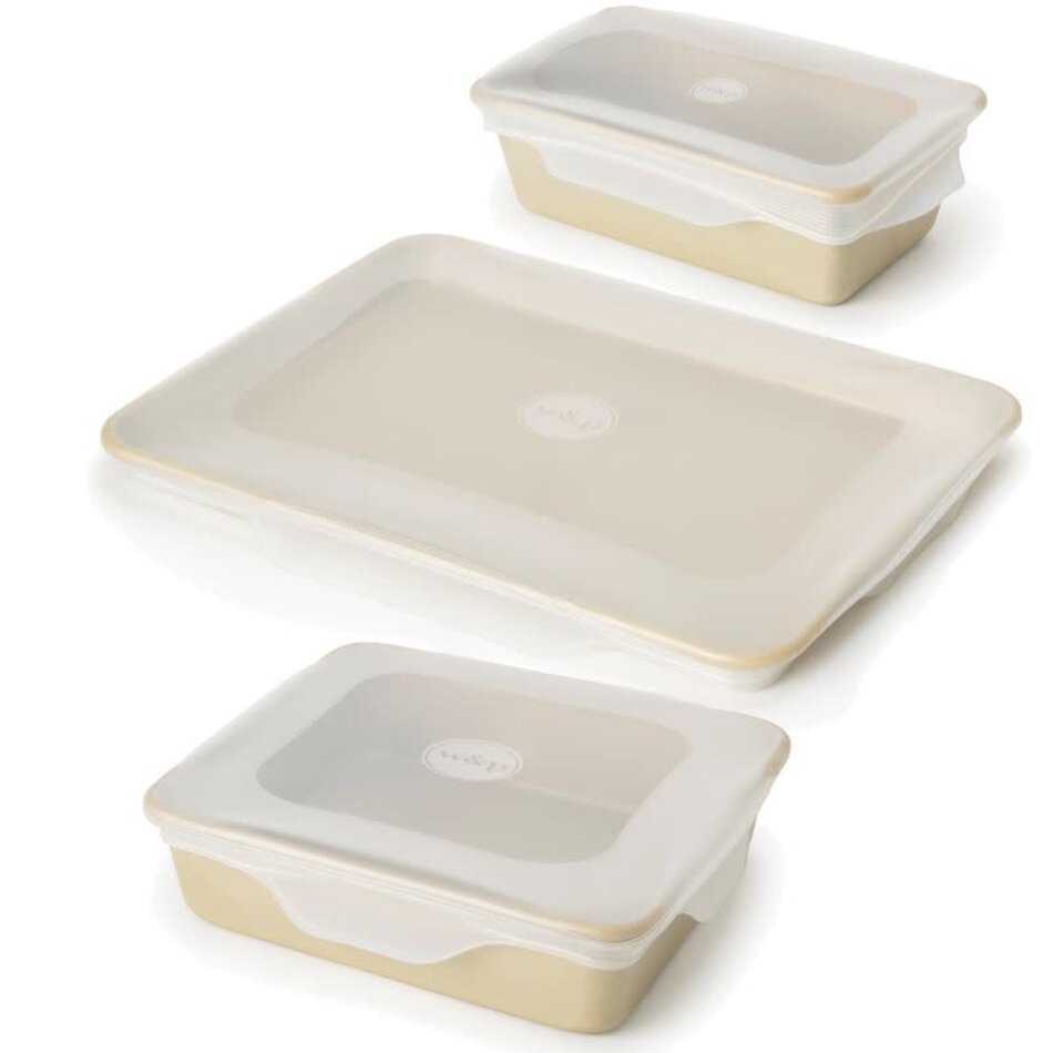 W & P W&P Baking Stretch Lids, set of 3