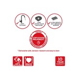 Peugeot Peugeot Square Baker, 11", Ecru