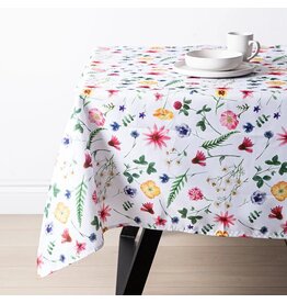 Texstyles Deco Wildflowers Tablecloth, 58" x 94", Multi