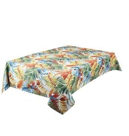Tropical Breeze Tablecloth, 70" Round, Multi