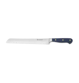 Wusthof Classic Precision Double-Serrated Bread Knife, 9", Blueberry