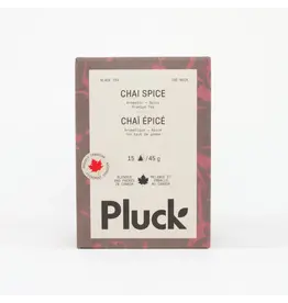 Pluck Tea, Chai Spice, 15 Tea Bag Box