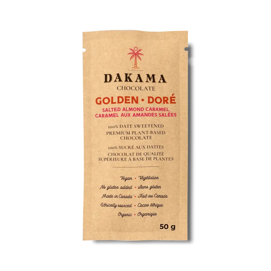 Dakama Dakama Chocolate, Golden Salted Almond Caramel