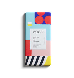 Cocoa Chocolatier Isle of Skye Sea Salt Milk Chocolate, 80g