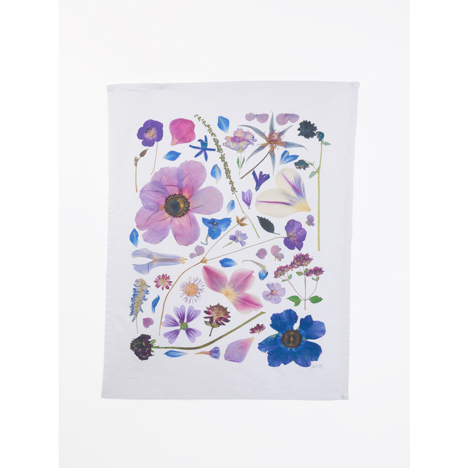 Studio Fresh Press Tea Towel, Indigo