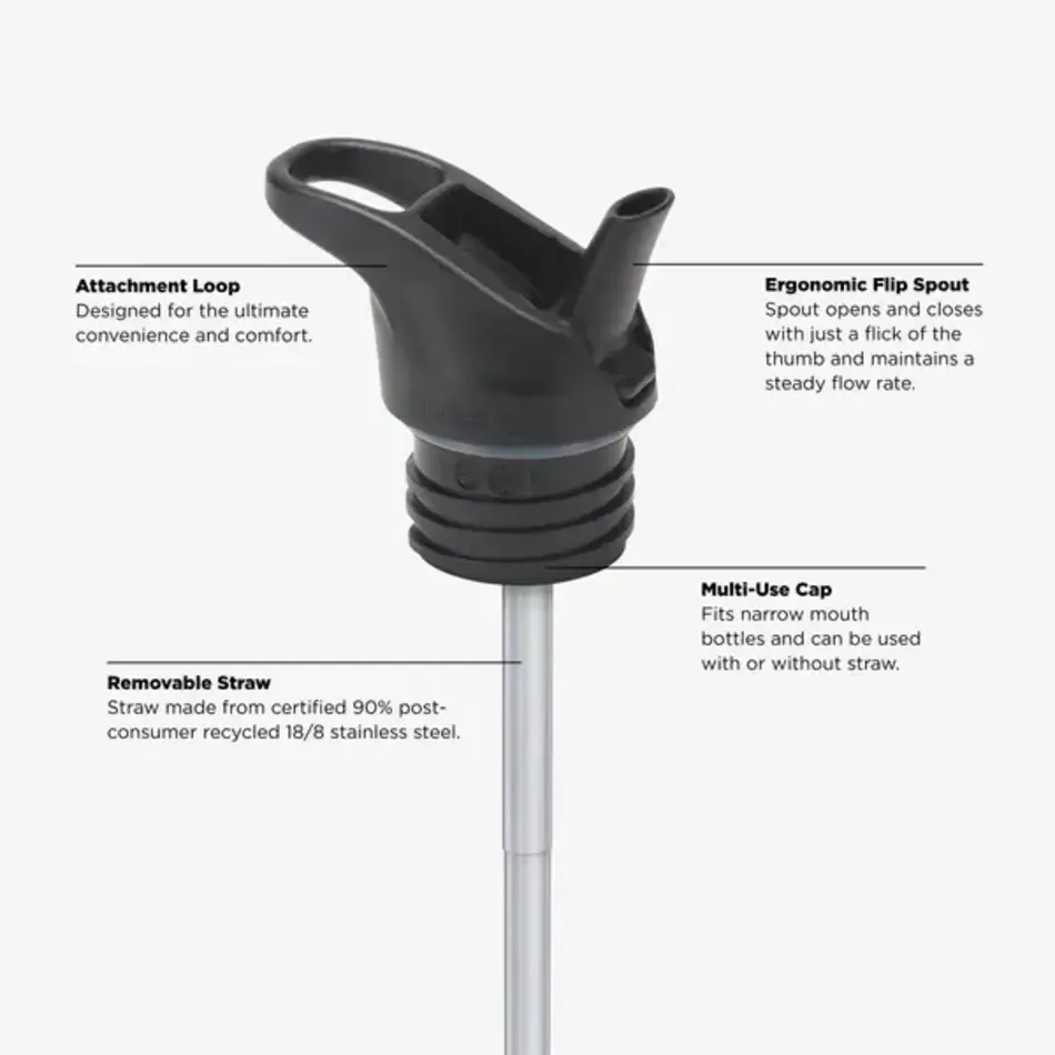 Klean Kanteen Klean Kanteen Classic Narrow 18oz (w/ Flip Seal Sport Cap), Sea Spray