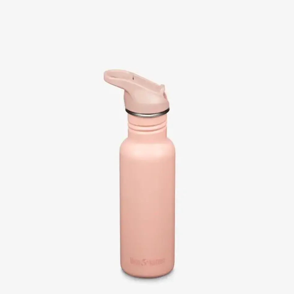 Klean Kanteen Klean Kanteen Classic Narrow 18oz (w/ Flip Seal Sport Cap), Peach Parfait