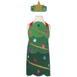 Danica Xmas Tree Christmas Daydream Kids Apron and Hat Set