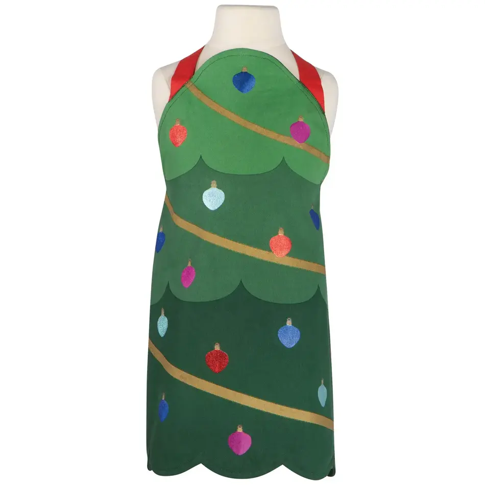 Danica Xmas Tree Christmas Daydream Kids Apron and Hat Set