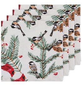 Danica Birds & Boughs Christmas Napkins Set of 4 Danica Birds & Boughs Christmas Napkins Set of 4