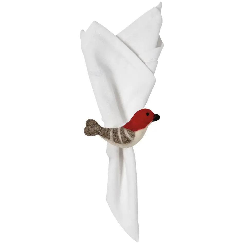 Danica Birds & Boughs Christmas Felt Napkin Ring