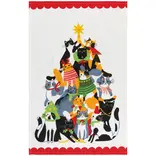 Danica Kitty Carol Christmas Dishtowel