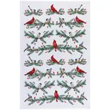 Danica Birds & Boughs Christmas Floursack Dishtowels Set