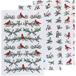 Danica Birds & Boughs Christmas Floursack Dishtowels Set