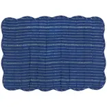 Danica Fan Flower Block Print Kantha Placemat