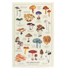Danica Mushrooms Fine Print Dishtowel
