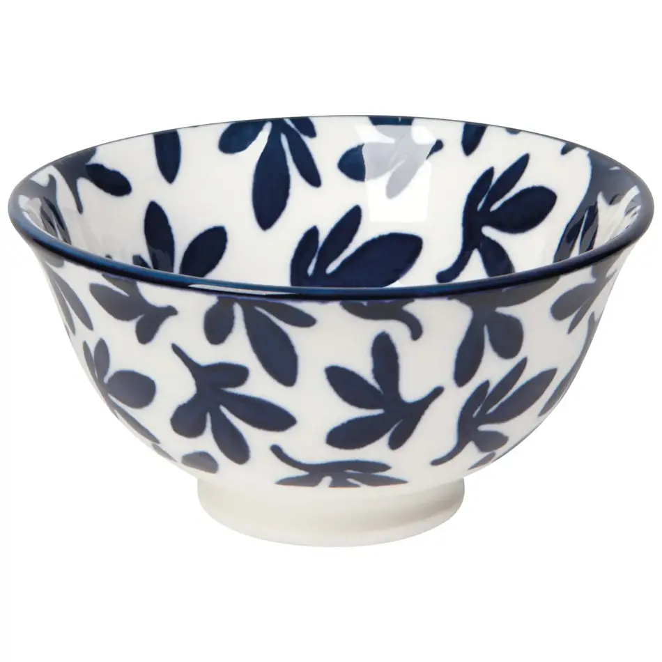 Danica Blue Floral Stamped Bowl 3.5 Inch