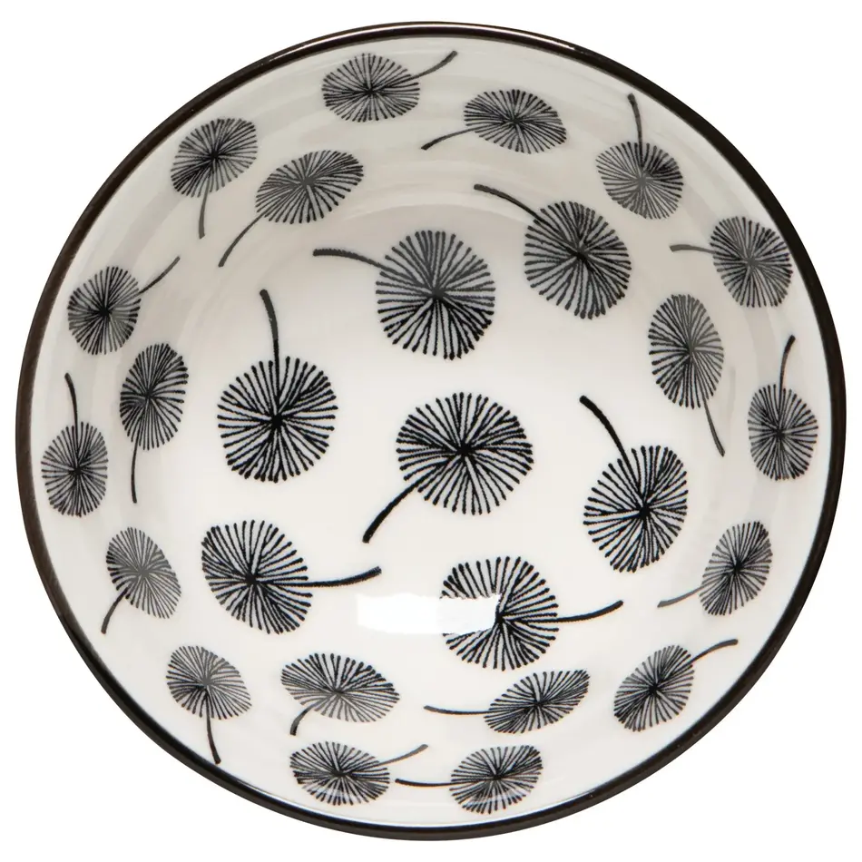 Danica Gray Dandelion Stamped Bowl 3.5 Inch