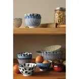 Danica Green Leaf Stamped Bowl 6 inch