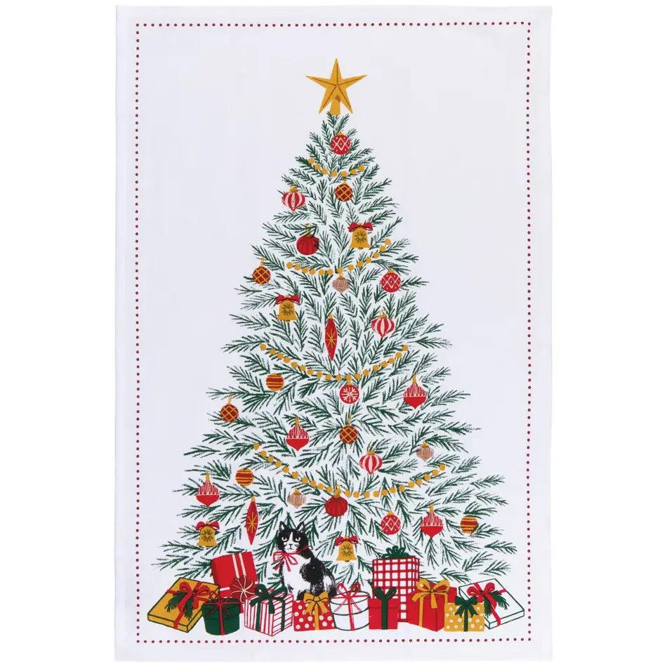 Danica Festive Fir Christmas Dishtowel