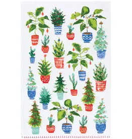 Danica Jingle Plants Christmas Dishtowel