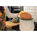 Danica Plaid Canvas Bread Basket