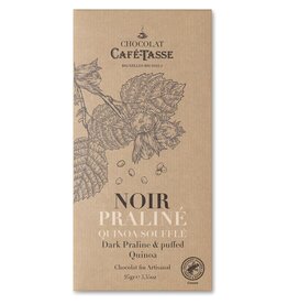 Cafe Tasse Dark Chocolate Praline & Puffed Quinoa, 95g Cafe Tasse Dark Chocolate Praline & Puffed Quinoa, 95g