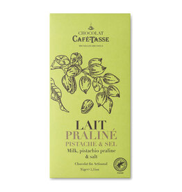 Cafe Tasse Chocolate Milk Pistachio Praline, 95g Cafe Tasse Chocolate Milk Pistachio Praline, 95g