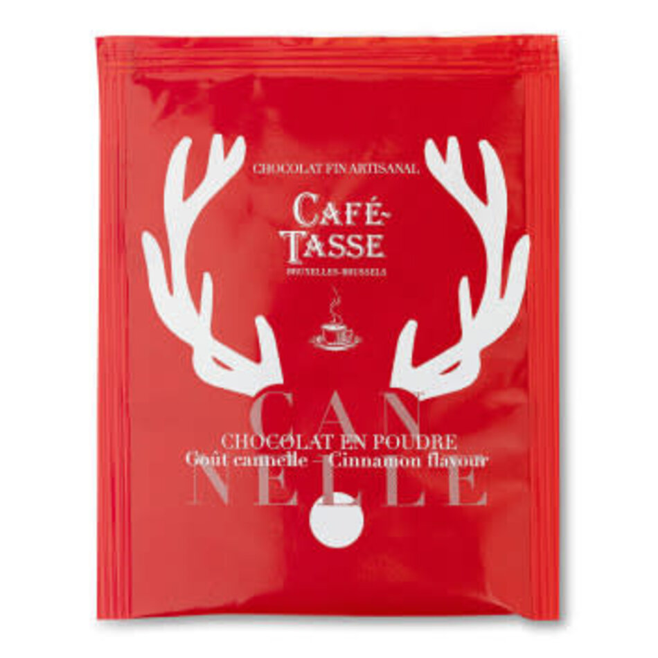 Cafe Tasse Holiday Cinnamon Hot Chocolate Sachets, 20g