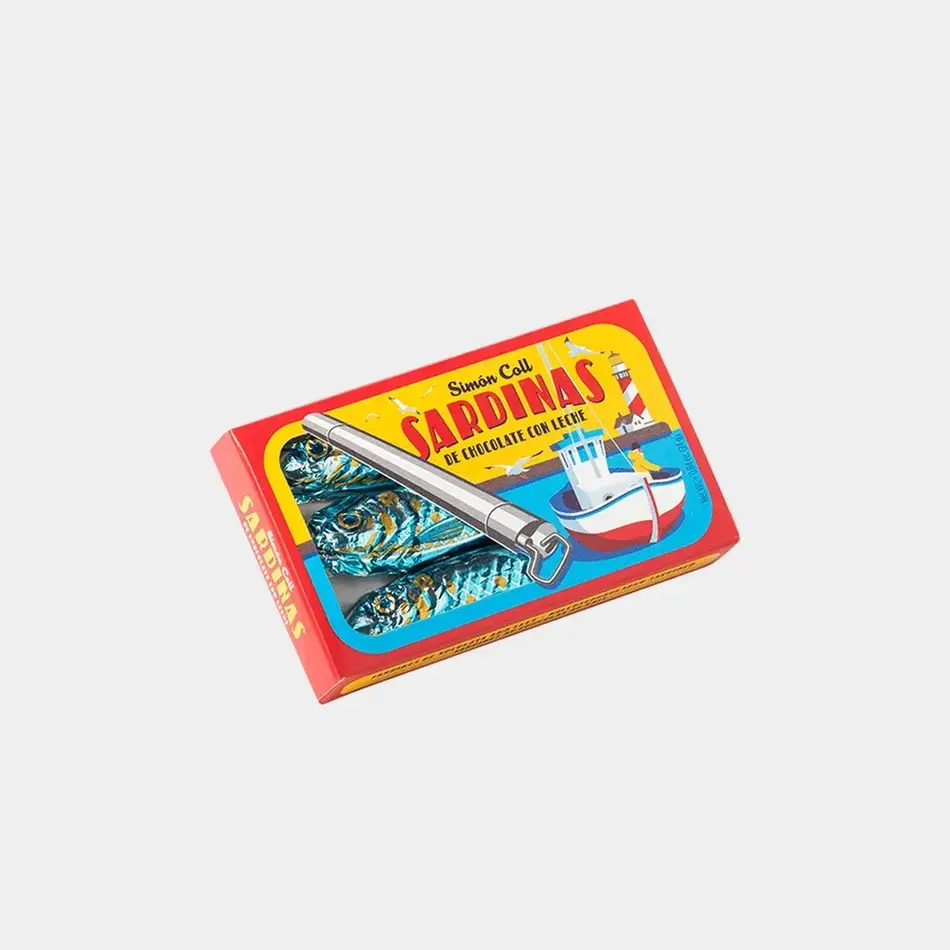 Simon Coll Latas de Sardinas Chocolate, 24g